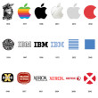 The past and the future of famous logos