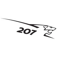 Peugeot 207 Lion logo vector