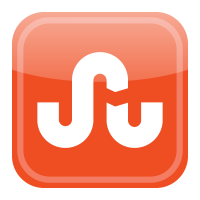 Stumbleupon icon vector