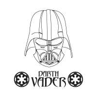Darth Vader logo vector