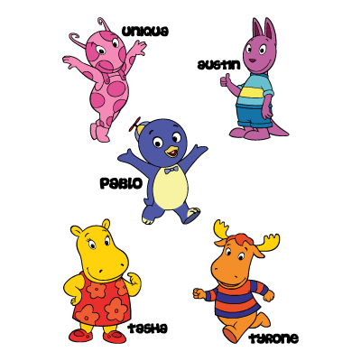 Backyardigans COLOR logo vector