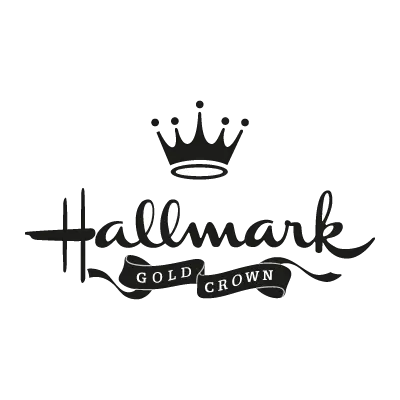 Hallmark gold crown vector logo