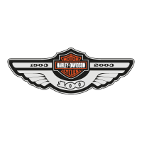 Harley Davidson 100 vector logo