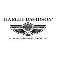 Harley Davidson 100 years vector logo