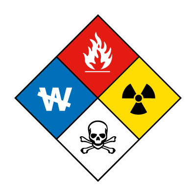 Hazmat vector logo