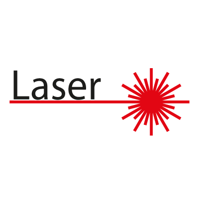 Laser vector logo