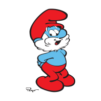 Papa Smurf vector