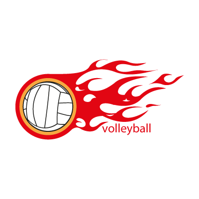Volleyball vector logo