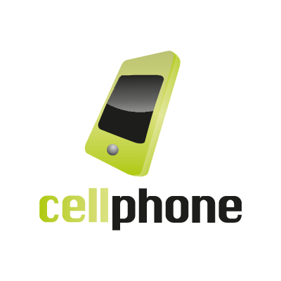 Cell phone vector logo