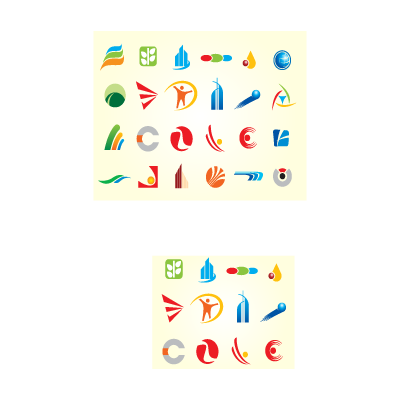 Simple clean logo template