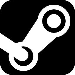 Steam logo, games website Steam logo, games website