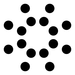 Ming circular dots lines logo Ming circular dots lines logo