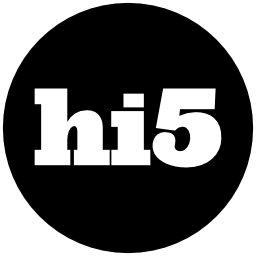 Hi5 social logo Hi5 social logo