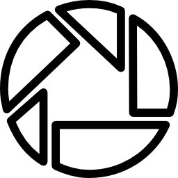 Picassa social outlined logo Picassa social outlined logo
