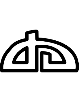Deviantart outlined logo Deviantart outlined logo