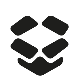 Dropbox logo silhouette Dropbox logo silhouette