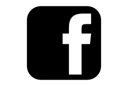 Facebook sign of letter f inside a black rounded square shape Facebook sign of letter f inside a black rounded square shape