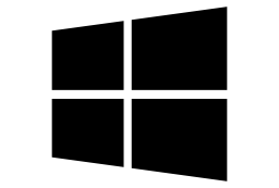 Windows logo silhouette Windows logo silhouette