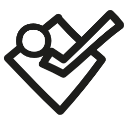 Foursquare hand drawn logo outline Foursquare hand drawn logo outline