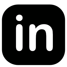 Linkedin black square Linkedin black square