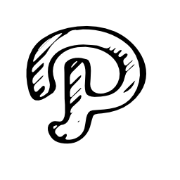 Path Network logo sketch outline Path Network logo sketch outline