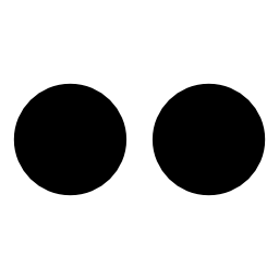Flickr logo of two dots Flickr logo of two dots