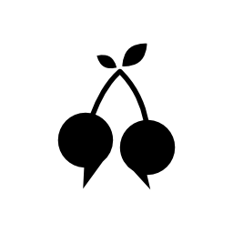 Cherry chat logo Cherry chat logo
