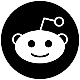 Reddit social logo character Reddit social logo character