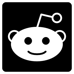 Reddit social logo character Reddit social logo character